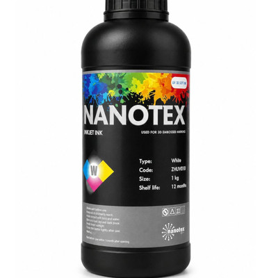NANOTEX 3D Soft Ink White 1kg (UV)